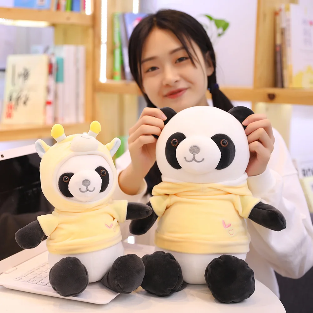 35/45/60 см с мультипликационным принтом «панда», плюшевые игрушки, мягкие мягкий медведь кукла Детская подарок для детей
