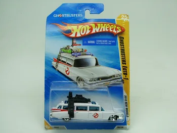 

Hot Wheels 1/64 Car CHOSTBUSTERS ECTO-1 4819 Movie'Car Real Rides Metal Diecast Model Car