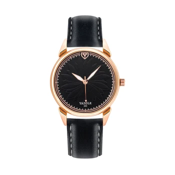 

YAZOLE Men's Watches Top Brand Luxury Men's Watch Fashion Quartz WristWatch Men Watch Leather Strap Male Clock Relogio Masculino