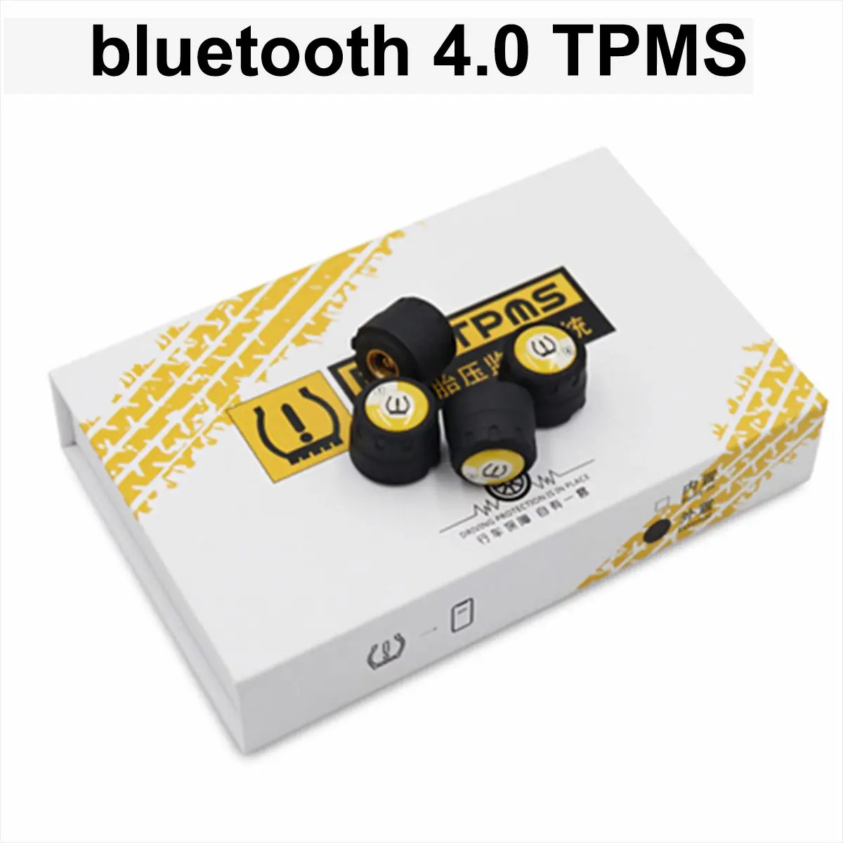 Bluetooth 4,0 автомобильные колеса шин давление тестер монитор мобильный телефон беспроводное соединение IP67 Водонепроницаемый Автомобильный датчик давления в шинах