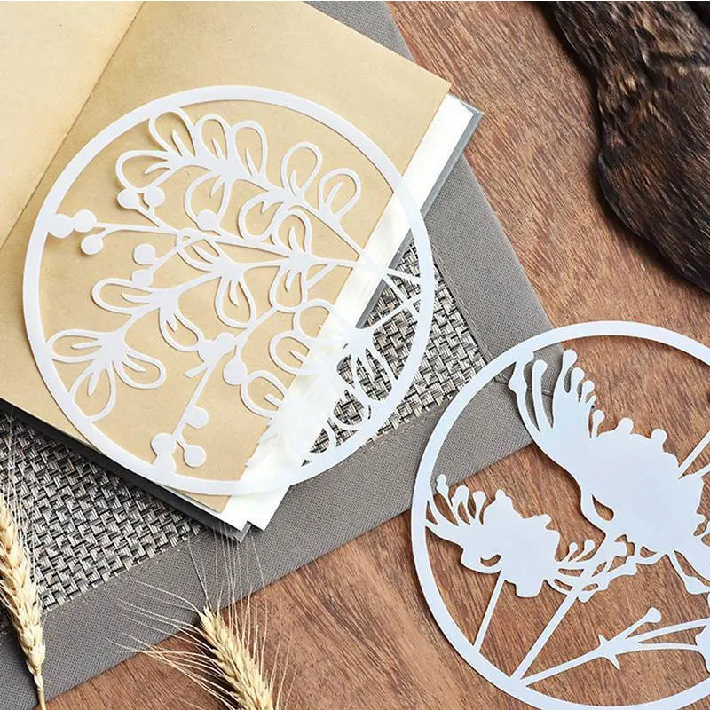 Опишите шаблон Emboss Die Journal Box режущие штампы 8 шт. креативные бумажные карточки для