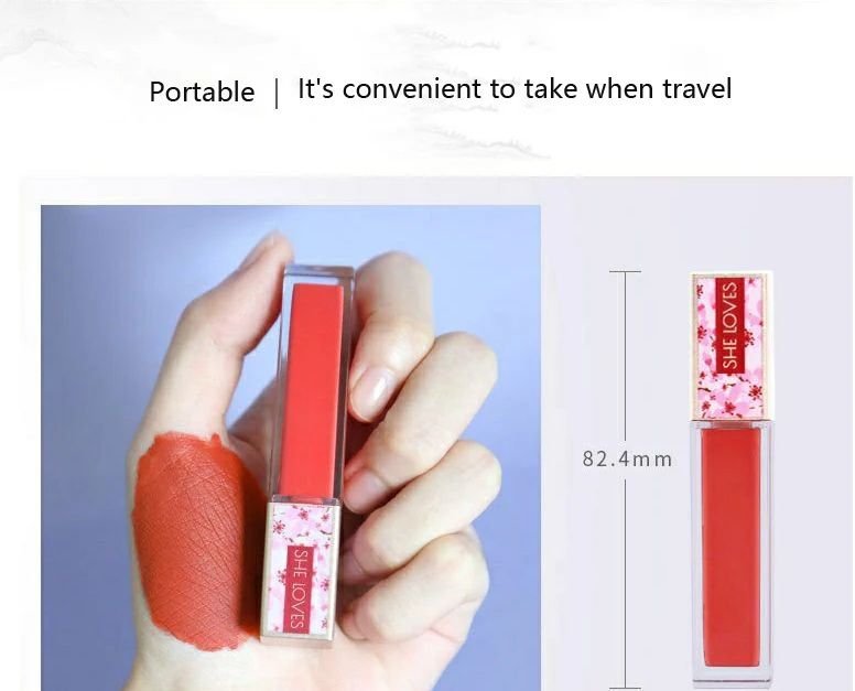 8 Colors Matte Lipstick Set Waterproof Long Lasting Lip Nude Velvet Pigment Women Fashion Lip Makeup