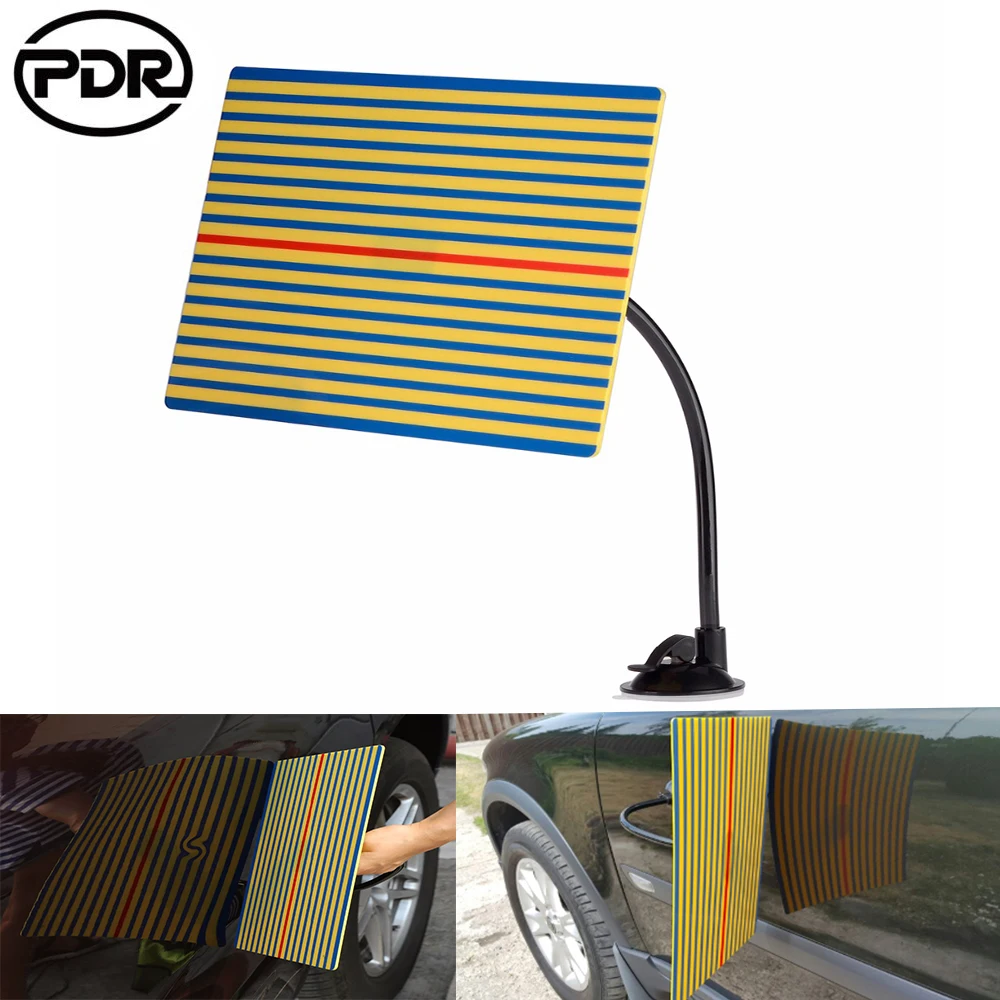 

PDR Reflector Car Dent Repair Tools Wire Board Hand Tools Paintless Dent Removal Checking Line Board Reflector Set Accessories