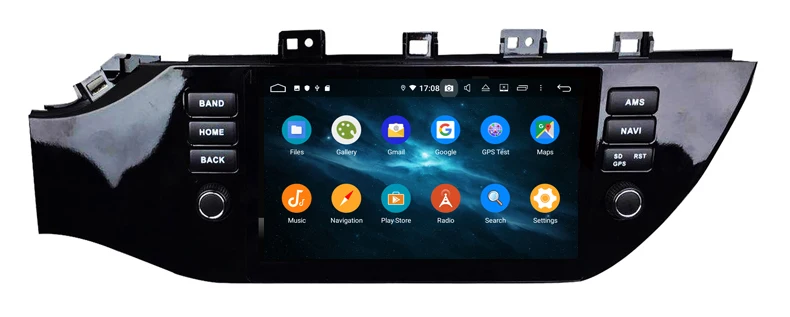 Один din Android 9,0 Автомобильный gps навигатор плеер для kia K2 RIO Россия аудио стерео Восьмиядерный 4 Гб ram 64 ГБ rom wifi