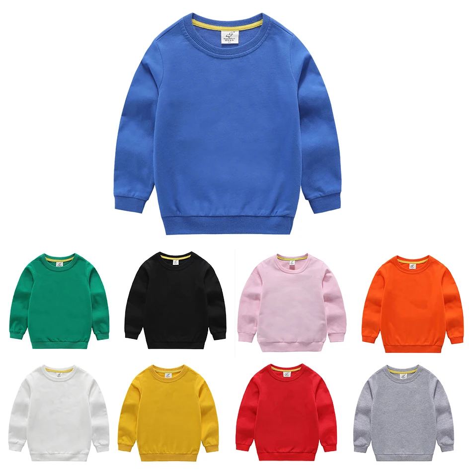 

Fashion Sweatshirts For Baby Boys Solid Color Autumn Warm Tops Children Long Sleeve Casual Outerwear Kids Clothing 18M-14 Years