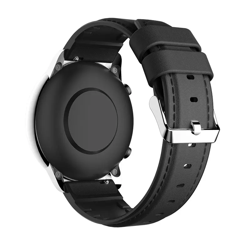 Кожаный PU ремешок-Браслет Для Xiaomi Huami Amazfit GTR 47 мм умный силиконовый ремешок часов ремни для Amazfit Pace/Stratos 2 2S Correa