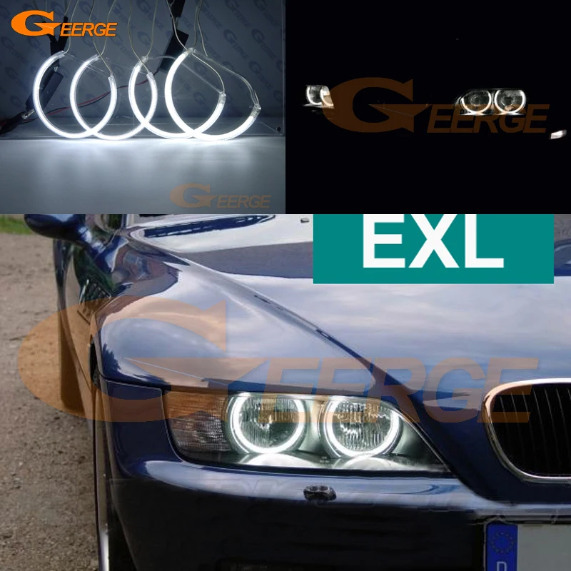 Для BMW Z3 1999 2000 20001 2002 отличный ультра яркий CCFL ангельские глазки комплект Halo