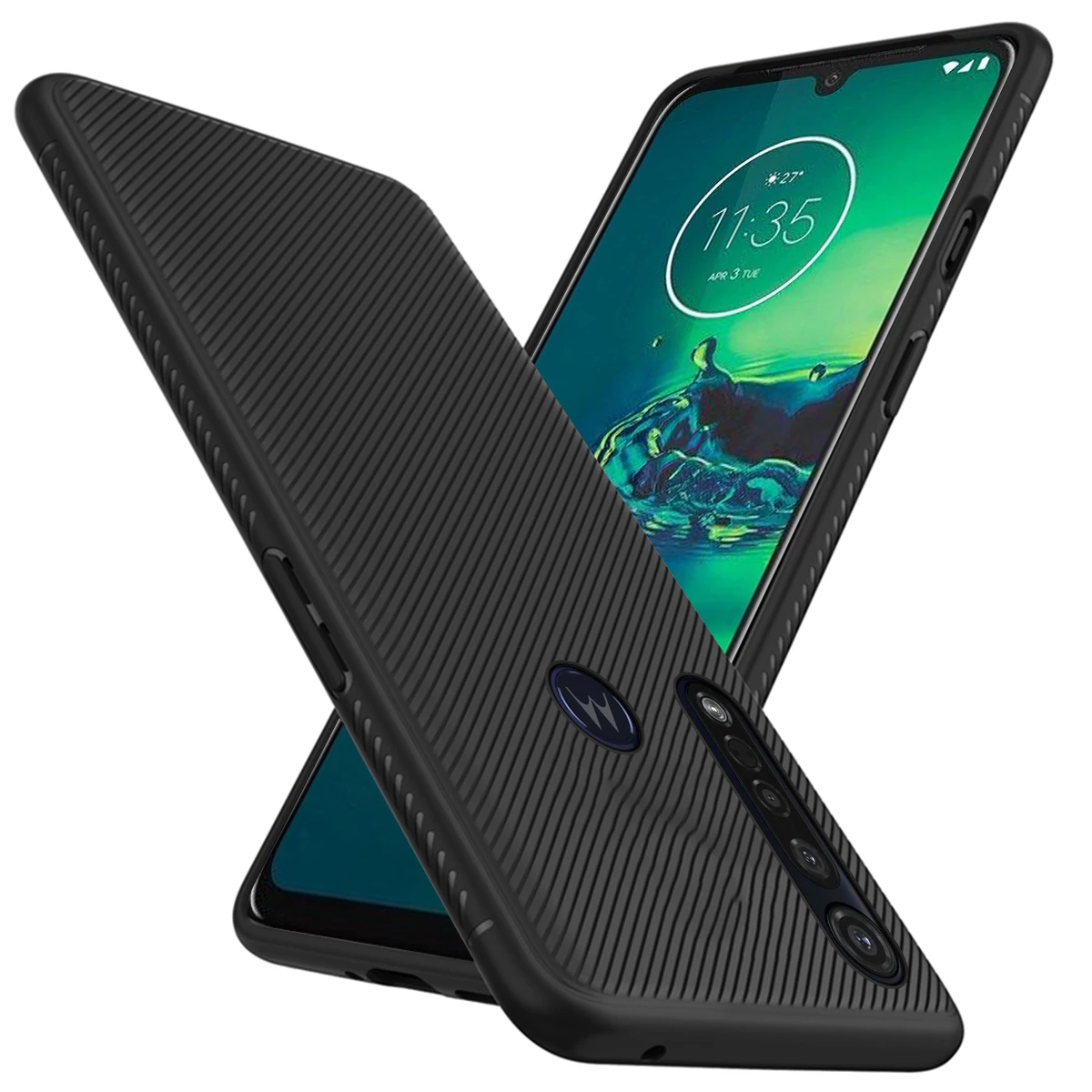 Для Motorola Moto G8 Plus G8 Play Чехол Мягкий ТПУ устойчивый к царапинам защитный чехол Противоскользящий чехол для телефона для Moto G8 Plus G8 Play