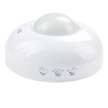 

Ceiling Human Motion Sensor Detector Adjustable Infrared Sensor Light Bulb Switch Multifunctional Night Human Body Sensor