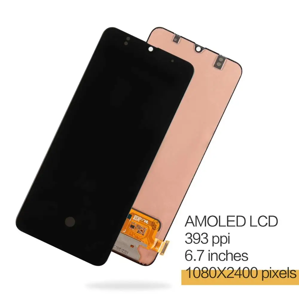 

Super Amoled for Samsung A70 LCD screen display A705 A705F A705W A705FN with touch with frame assembly Replacement repair parts