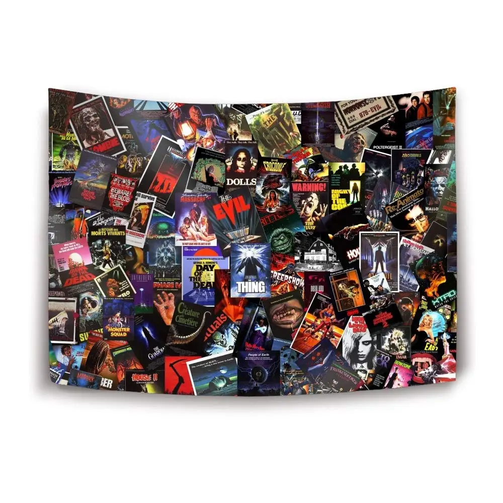 

Wall Hanging Horror Movie Tapestry for Bedroom Living Room Dorm