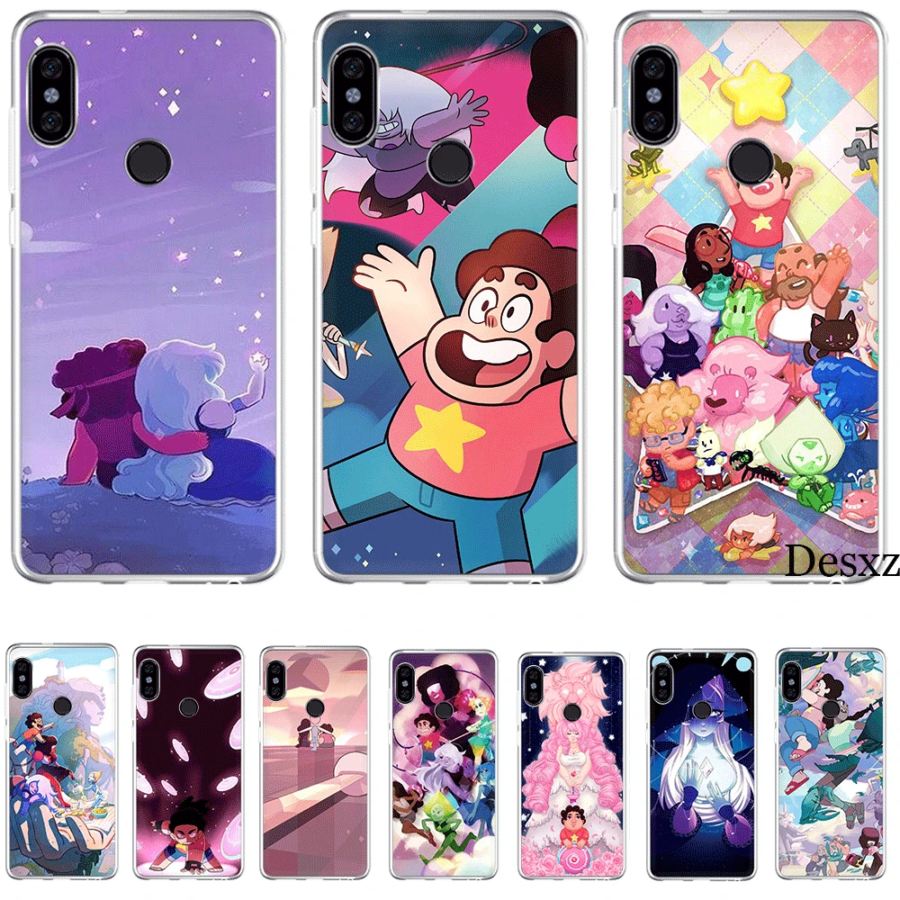 

Mobile Cell Phone Case for Xiaomi Redmi 3 3S 4 4A 4X 5 5A 6 7 Go 6A S2 K20 Pro Prime Plus Cover Steven Cartoon