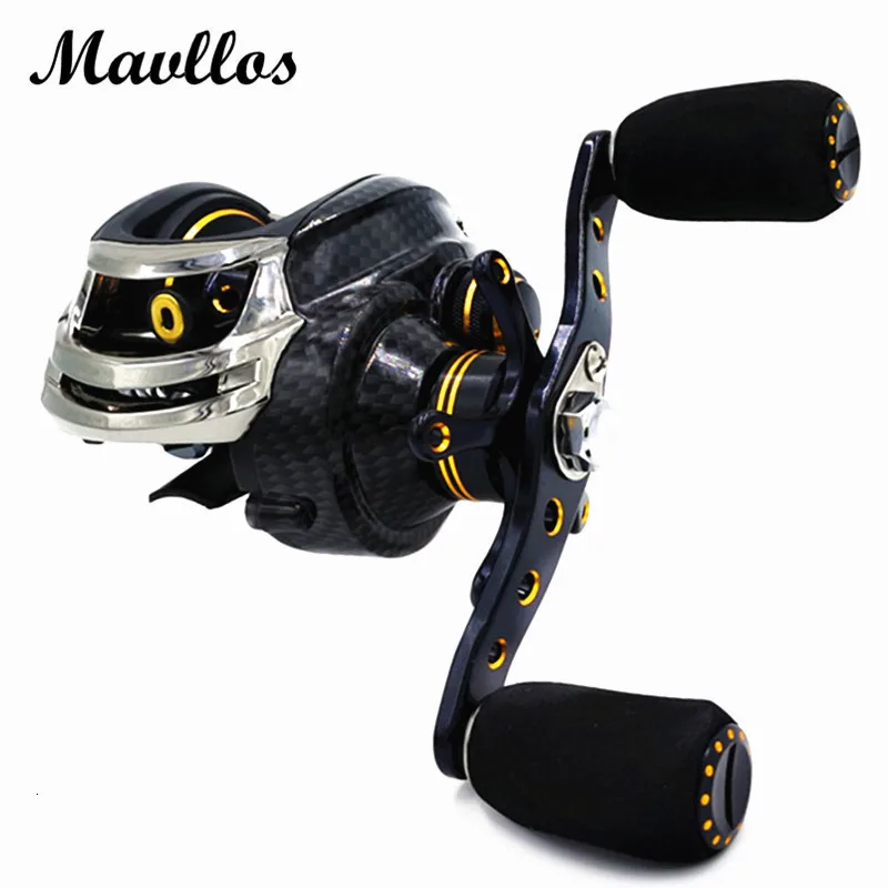 Mavllos Baitcasting Fishing Reel Weight 211g Saltwater Max Power Drag 5.5KG Left/Right Hand Doule Brake System Carp | Спорт и