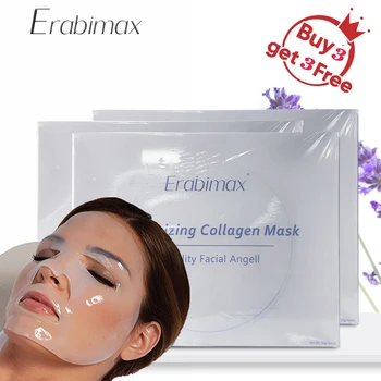 

[Buy 3 Get 3 Free] Erabimax Collagen Facial Mask Face Mask Hydrating Moisturizing lift Anti Aging Oil Control