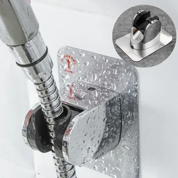 

1Pc ABS Adjustable Shower Head Holder Bracket Bathroom Fixed Base High Quality Bathroom Shower Head Accessories For Bathroom
