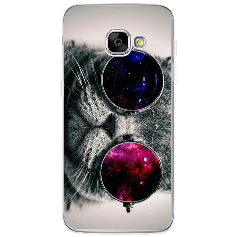 Coque для samsung Galaxy S10e J5 J6 S6 S7 край S8 S9 S10 плюс A5 A7 A8 A40 A70 Note 8 9 чехол силиконовый кошка для A7