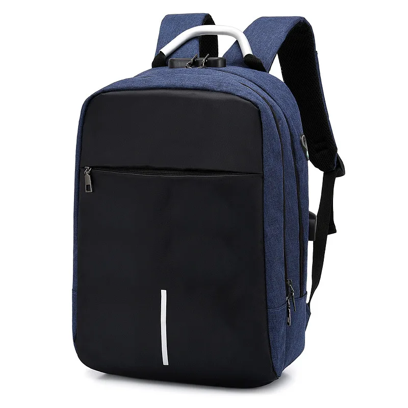 

Hot Selling Password Lock Anti-Theft Backpack USB Computer Bag Business Casual Backpack Men's