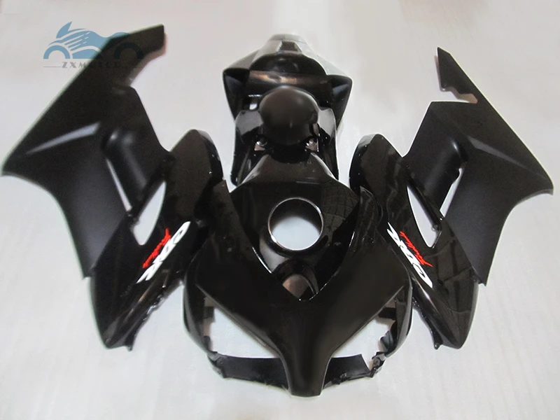 Пользовательские комплект обтекателя впрыска, пригодный для Honda CBR1000RR 2004 2005 CBR 1000RR 04 05 черный ABS пластик гоночная обтекаемая форма наборы KR12
