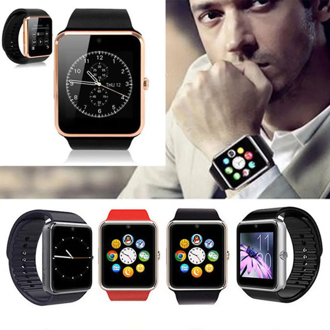 Q18 GT08 Bluetooth Смарт-часы для Android iOS iPhone Apple GSM GPRS SIM модный браслет