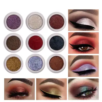 

12 Colors Metallic Glitter Eye Shadow Pallete Long-Lasting Waterproof Soft Shimmer Eye Makeup Cosmetic TSLM1