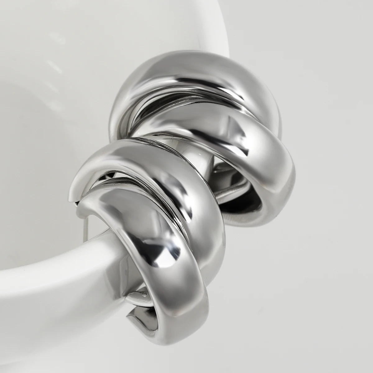 AENSOA-pendientes de aro geométricos para mujer, aretes redondos, Color dorado, Estilo Vintage, fiesta de boda, joyería 2022