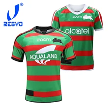 RESYO для Южная Сиднея Rabbitohs мужская Реплика для дома/вдали Регби Джерси Спортивная футболка S-5XL