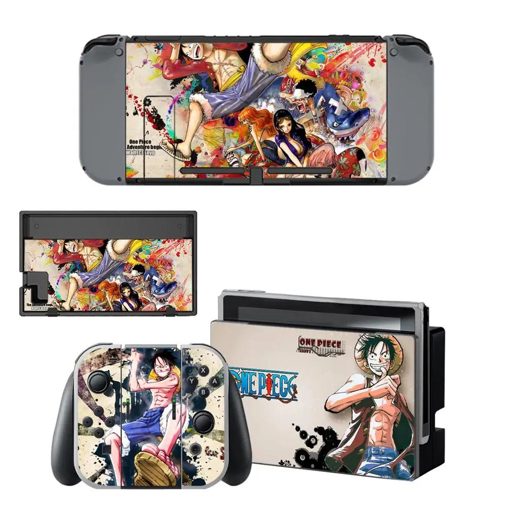 Nintendo switch Skin ONE PIECE стикер s NAND switch Стикеры для nintendo Switch Console& Joy-con контроллер и док-станция