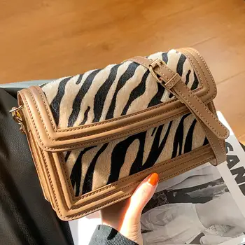 

Sexy Leopard Square Crossbody bag 2020 Fashion New Quality PU Leather Women's Designer Handbag Vintage Shoulder Messenger Bag