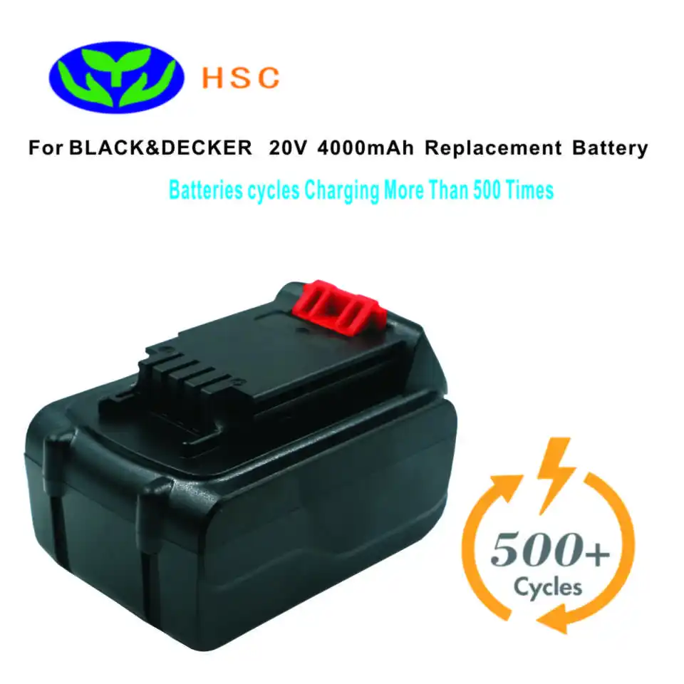 4.0Ah портативный Батарея BD20A Li-Ion Батарея 20V для BLACK&DECKER 20V Батарея LB2X3020-OPE LBXR2020-OPE LB2X4020-OPE