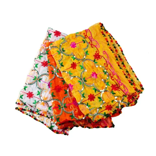 3 цвета индийский сари Женская Мода Этнические стили сари шарф на весенне-летний сезон красивая удобная шаль