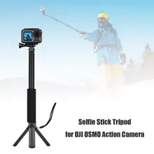 Sports Camera Accessories Selfie Stick Tripod for DJI OSMO Action Handheld Gimbal Stabilizer Camera Photo Accessories