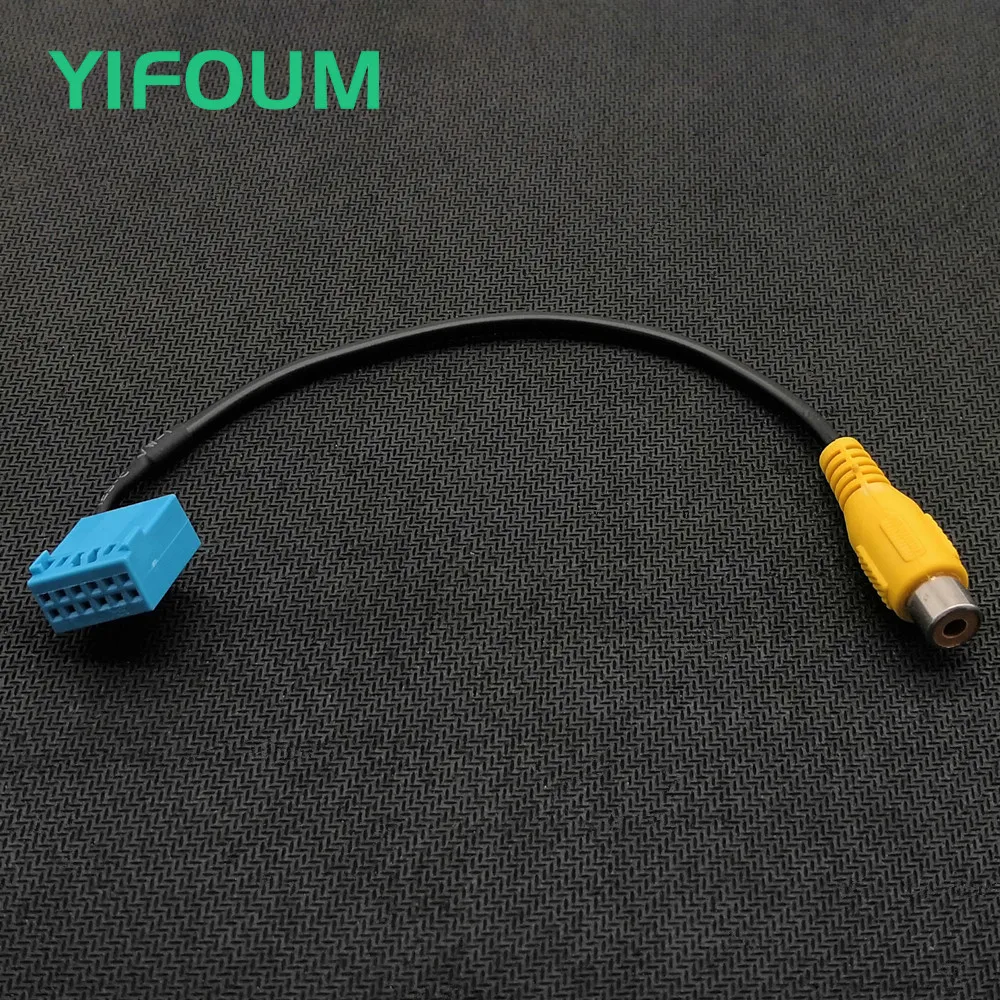 

YIFOUM Car Rear View Camera RVC Cable Adaptor For Volkswagen Golf VI Jetta 5 6 MK5 MK6 Passat B6 Touran Tiguan with MIB RCD330