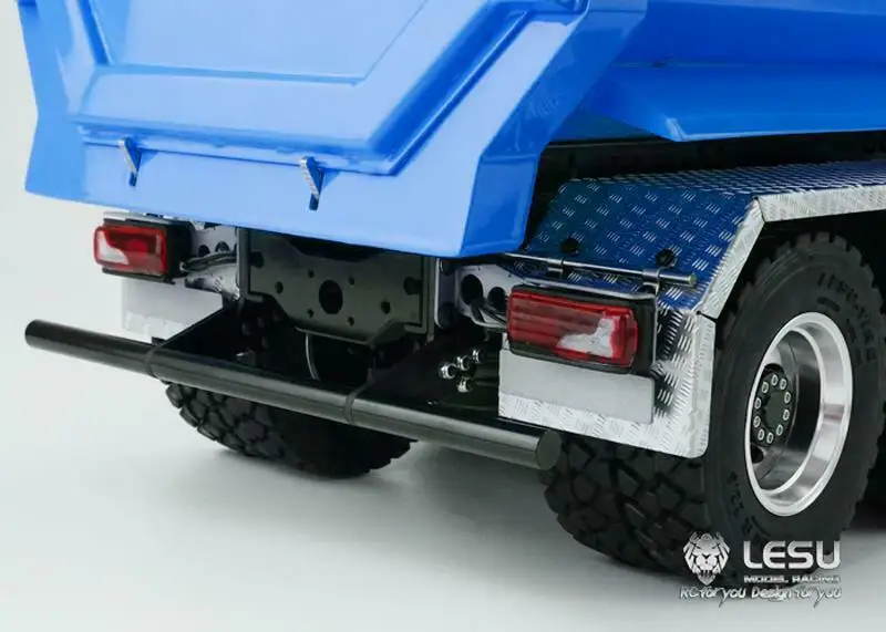 LESU RC 8*8 1/14 гидравлический самосвал TruckDIY модель человека Металлическое шасси звук окрашенный THZH0353