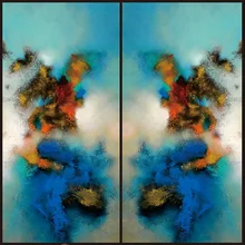 Прочная оконная крышка подгонянный размер тинт-пленка непрозрачная частная Prtection Абстрактная живопись с изображением танца украшение 55 см x 100 см