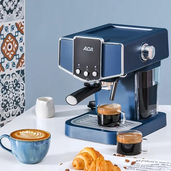 

Espresso Machine Coffee Maker 15 Bar Milk Frother Coffee Makers Cappuccino