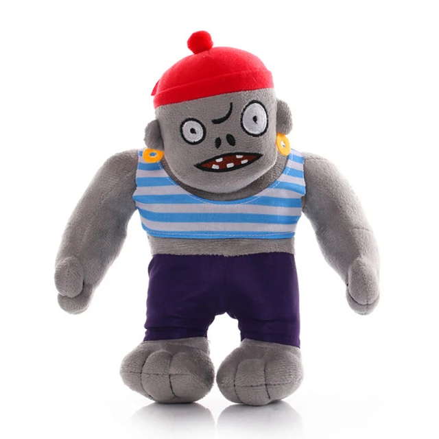 New 30CM Plants VS Zombies Anime Figure Conehead Zombie Newspaper