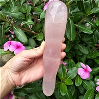 huge big size natural stone wand black obsidian crystal massage wand very safe as gift for wife women