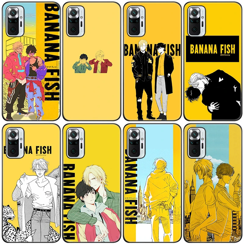 Banana Fish Anime Silicone Phone Case For Xiaomi Redmi Note 11 10 9 8 Pro 11T 10T 10S 9S 8T 9 9A 9C 9T Black Soft Cover Coque|Phone Case & Covers| - Aliexpress