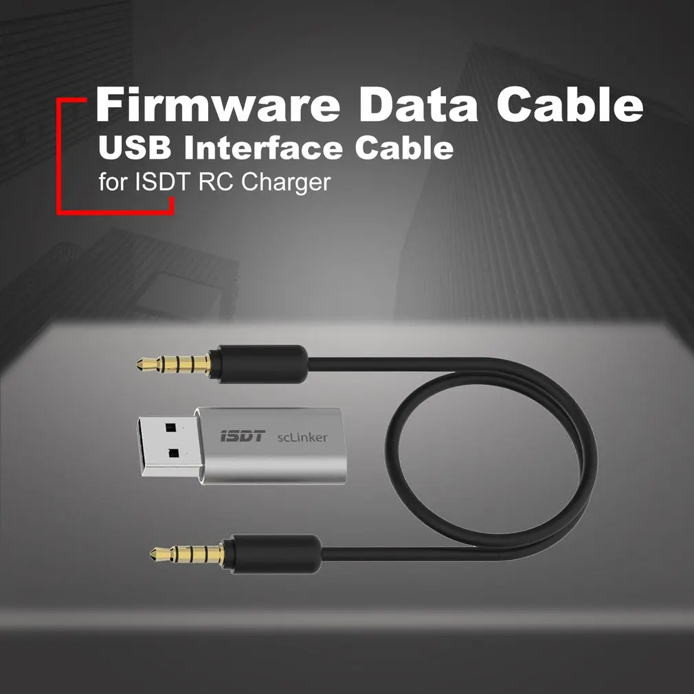 ISDT slinker прошивка кабель для передачи данных RC модель набор USB интерфейсный кабель для SC-608 SC-620 Q6 плюс интеллектуальное зарядное устройство RC