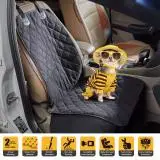 

Soft Pet Anti Slip Oxford Cloth Front Easy Clean Car Waterproof Dog Cat Dust Resistant With Belt Trucks Accessories Seat Cover