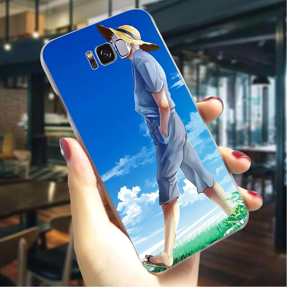 Чехол для телефона Samsung S10 Plus Anime Gintama Note 8 9 M10/M20/M30 Galaxy S6/S7 Edge S8/S9/S10 S10e жесткий
