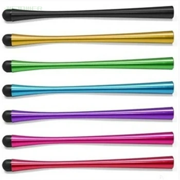 

500pcs/lot Capacitive Stylus Pen New Metal Long Section Waistline Pen Capacitive Stylus Pen for IPhone IPad Smart Phone Tablet