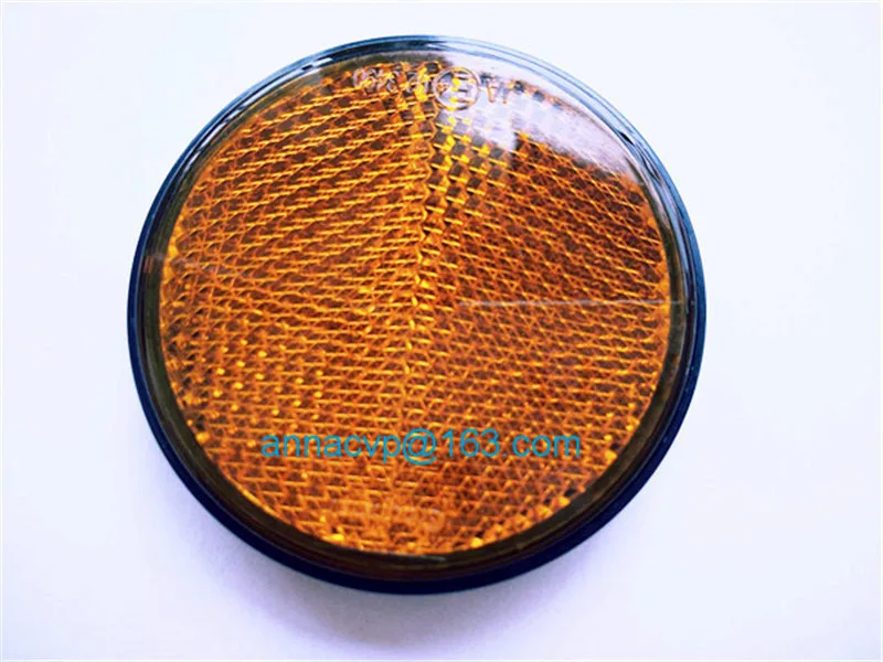 trailer reflector round amber 4_副本