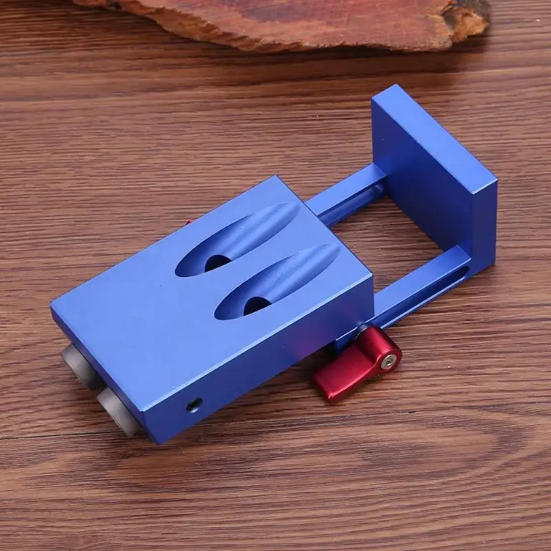 

Pocket Hole Jig Kit System Wood Working Joinery Tool Set w/ Step Drill Bit Accessories Mini Kreg Style Wood Work Tool Set