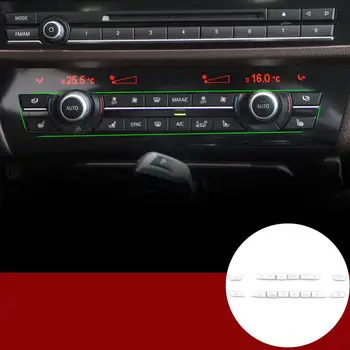 

For BMW 5 series F1011-17 ABS chrome-plated car accessories air conditioning button sticker cover car styling replacement
