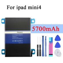 Батарея для Apple ipad Mini 4 Mini4 A1538 A1546 A1550 сменная батарея 5124 мАч Высокая емкость батареи Бесплатные инструменты