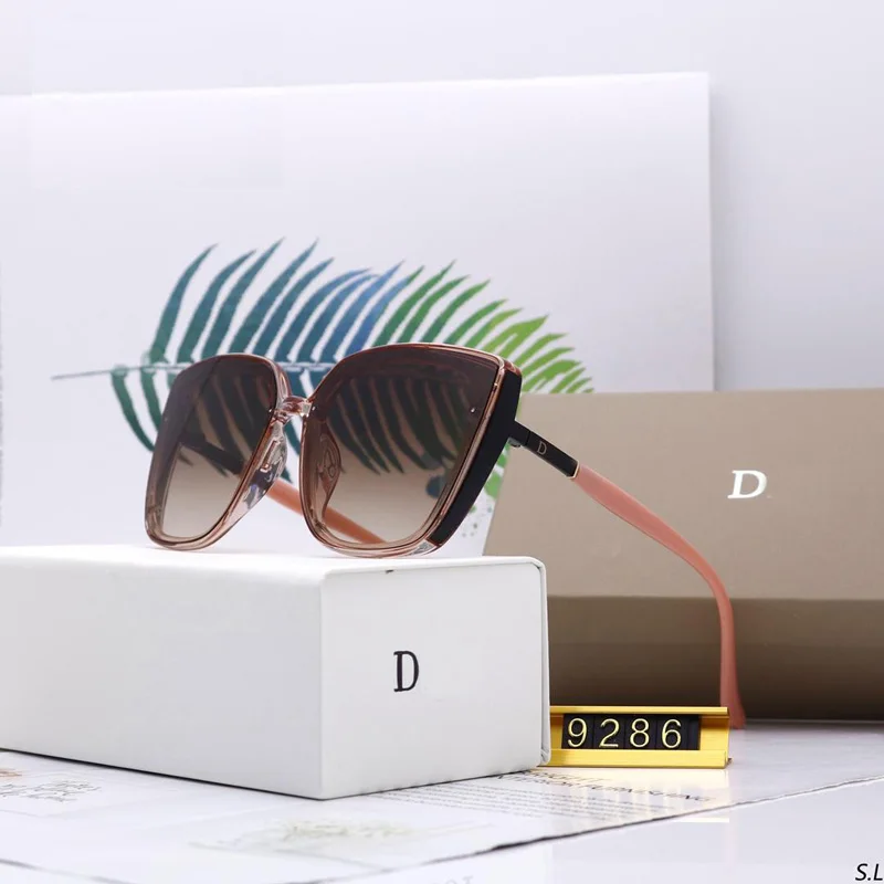 4 no box Новинка, новые женские солнцезащитные очки с кошачьими глазами, цветные линзы, мужские солнцезащитные очки без оправы, брендовые дизайнерские солнцезащитные очки UV400 Oculos de sol - Цвет линз: 4 no box