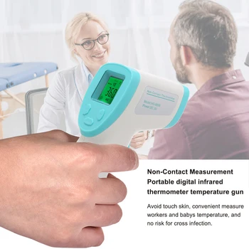 

Non-contact Infrared Forehead Thermometer with Lcd Display for Adults Children Temperature Gauge Digital Laser Temperature Tool
