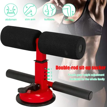 

New Sit Up Assistant Ankle Support Abdominal Core Workout Fitness Sit Ups Bar Portable Situp Suction Home Gym Dropship