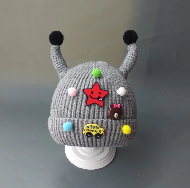 Toddle KId Girl&Boy Babyhat Warm Winter Knit Newborn Photography Props Clothes Beanies Fashion Casual B